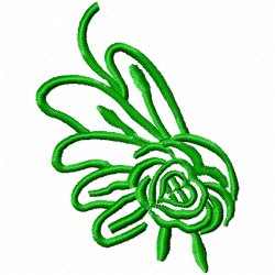 Flowers And Tree Embroidery Design 4